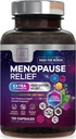 Menopause는 Dong Quai, Chaste Berry, Black Cohosh, 8 Billion CFU Probiotics를 가진 여자를 위해 보충합니다 - 질, 소화 건강을 위한 뜨거운 저속한 밤 땀 & Menopause 기복 Probiotic - 120의 캡슐