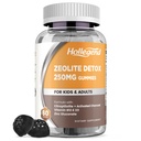 활성화된 숯을 가진 아이 Gummies를 위한 비석 Detox, 아이 & 성인을 위한 비타민 B12 & D3를 가진 Clinoptilolite 비석, Gut & Immune 지원을 위한 Chewable 비석 보충교재, Blueberry 풍미, 60 Ct
