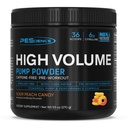 PEScience 높은 볼륨 Stim-Free 사전 운동 펌프 분말, L Citrulline 및 L Arginine Nitrate, 남성과 여성을위한 비 자극 Preworkout, 36 Scoops, Sour Peach Candy