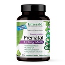 EMERALD LABS Prenatal 1-Daily Multi - 메틸을 입힌 Folate, 철, 전체 음식 혼합 & 더 많은 것을 가진 Prenatal Multivitamin - Soy 자유로운, 글루텐 자유로운 - 60 식물성 캡슐