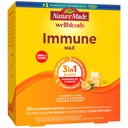Nature Made Wellblends ImmuneMAX Fizzy 음료 혼합, 비타민 C 1500mg, 아연 15 mg, 비타민 D3 1000 IU (25 mcg), B 비타민 및 전해질 Hydration 혼합, 30 스틱 팩