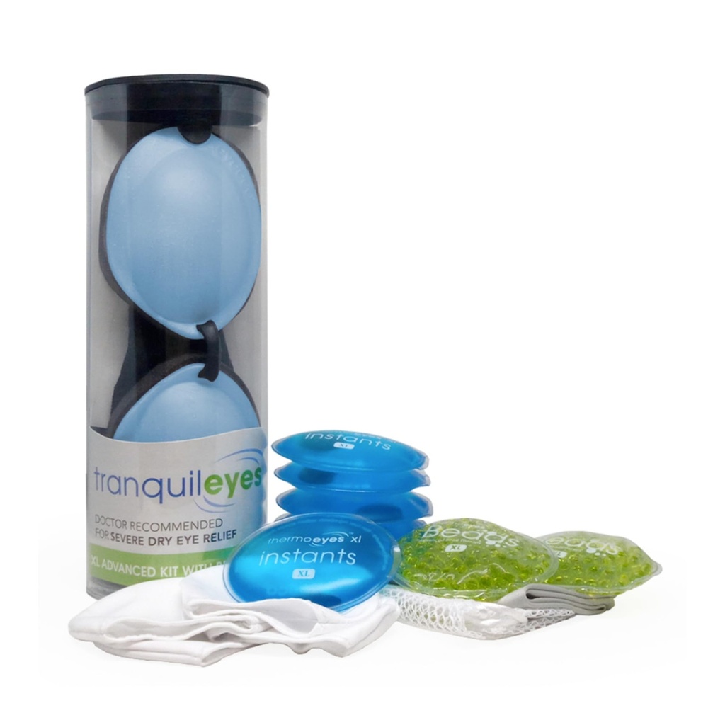 EyeEco Tranquileyes XL Advanced Warm Compress, Blue