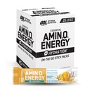 최적 영양 Amino Energy Plus Hydration Packets, On-The-Go Caffiene 스틱 팩, Surfside Citrus, 25 카운트