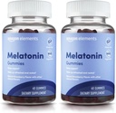 요소 - Melatonin 10mg Gummies, 휴식 수면 지원, 딸기, 60 개 (이전 개정) (2 팩)