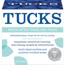TUCKS Medicated Cooling Pads 100 Each (Pack of 6)