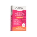 Omax Health Prebiotics and Probiotics Complex for Women, pH Balance, Vag Health, Urinary Tract, Yeast & BV Prevention, Lactobacillus & Bifidobacterium | Vegan, Organic, 글루텐 프리 | 30 Vege-Capsules