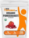 BulkSupplements.com 유기 석류 분말 - 면역 지원, 초본 보충을위한 석류 보충 - 글루텐 무료, 서빙 당 5g, 1kg (2.2 파운드) (팩 1)