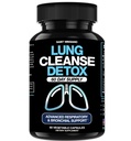 Lung Cleanse Detox, 60 Day Cleanse - Bronchial & Respiratory Systems 내 Lung Health 지원 - Quit & Stop 흡연 보조 - Lungs를위한 초본 해독