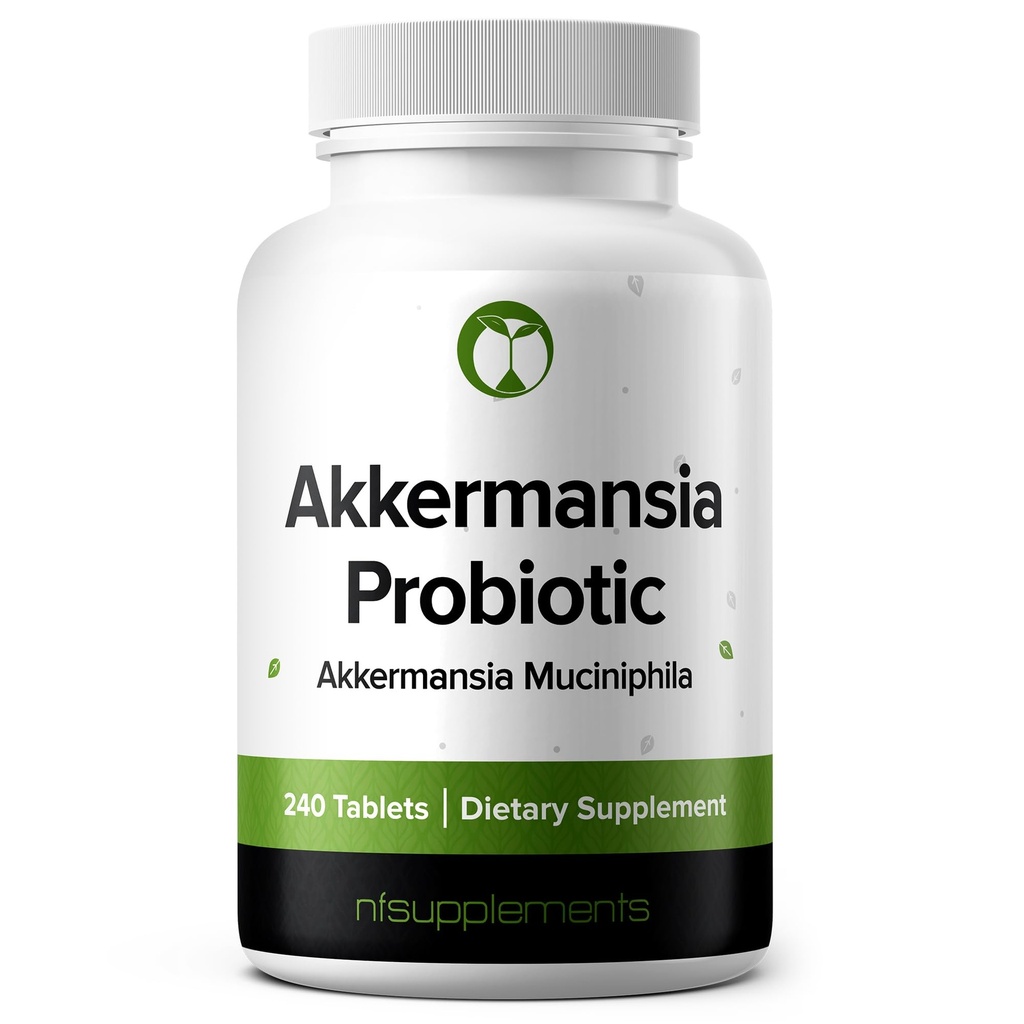 Akkermansia Muciniphila Probiotic 보충교재 240 정제 남자를 위한 100백만 AFU Probiotics & 여자 지원 Intestinal 소화 & Gut 건강 (240, Akkermansia Muciniphila)