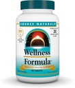 Source Naturals Wellness Formula Bio-Aligned Vitamins & Herbal Defense - 면역 시스템 지원 보충 및 면역 부스터 * - 90 정제