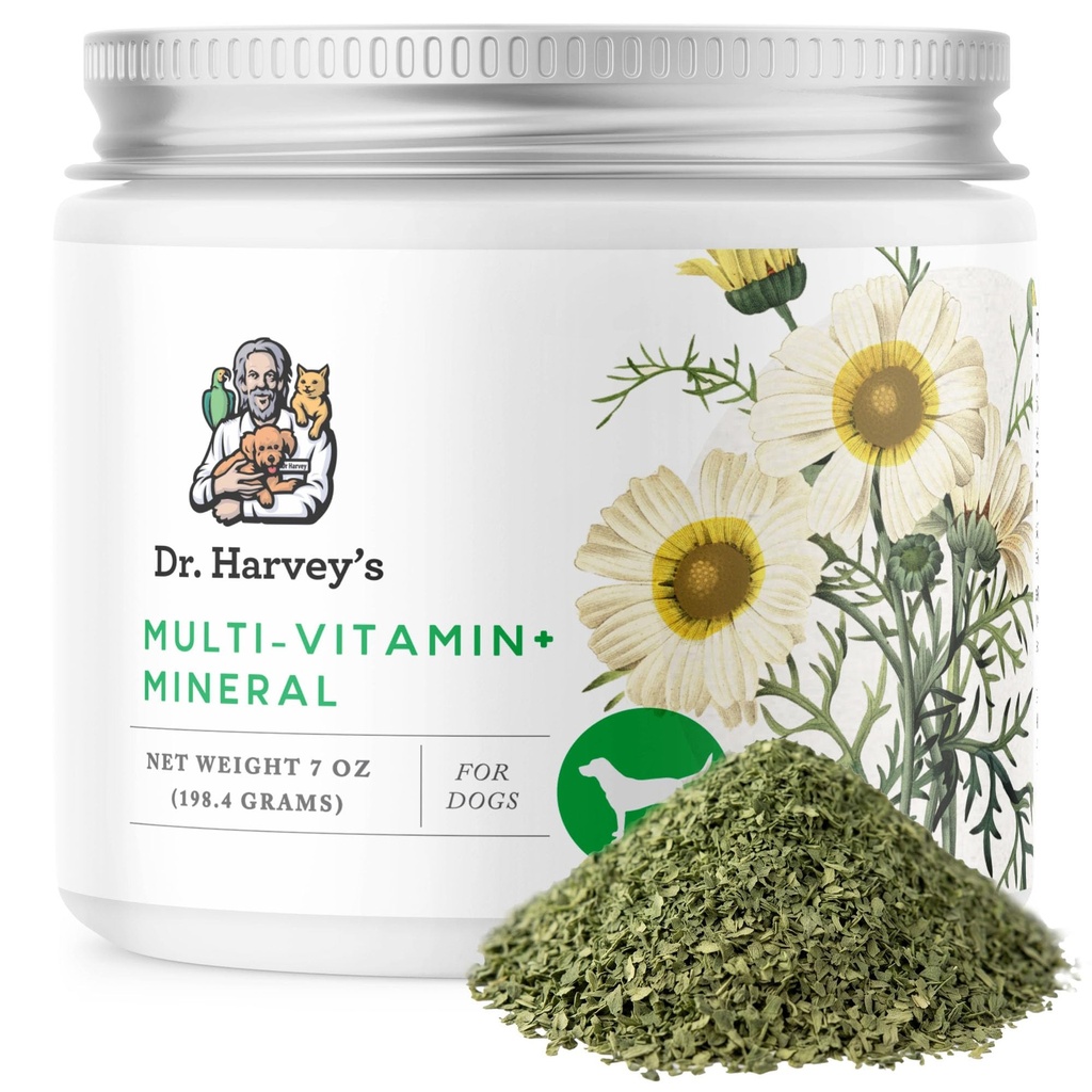 Dr. Harvey 's Herbal Multi-Vitamin and Mineral Supplement for Dogs (7 온스)