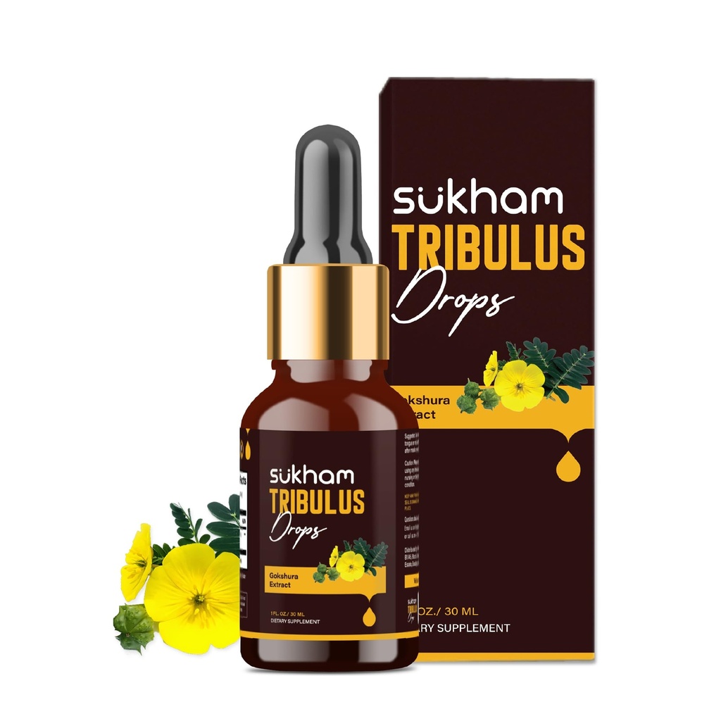 Tribulus Terrestris Liquid Drops TTT-120 Tribulus Extract | 제 3 자 실험실 테스트 | 복구 및 성능- 1 FL.OZ (40 서빙) Saponins & Flavonoids, 알코올 무료 액체 농축
