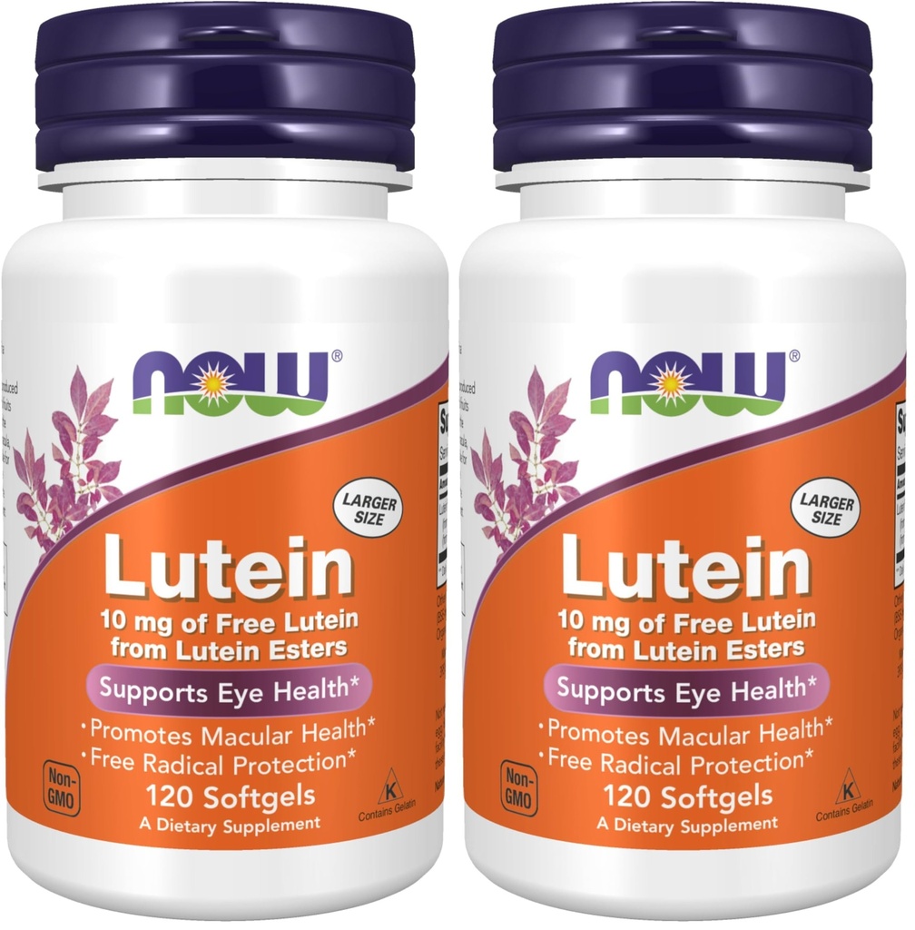 지금 음식 Lutein 10 mg Softgels, 120 (포장 2)