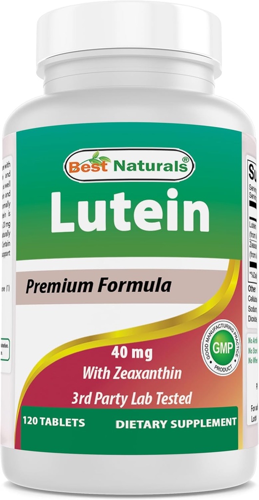 Zeaxanthin-120 정제를 가진 제일 자연적인 Lutein 40 mg