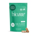 Synbiotic 3-in-1 Prebiotics, Probiotics & Postbiotics for Digestive Health, Gut Health, Immune Support & Bloating Relief for Men & Women - 50 억 CFU Per 서빙 - 채식, 60 캡슐 (30 서빙)