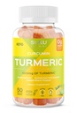 SUKU Turmeric Curcumin Sugar 1003mg of Turmeric - Black Pepper Protects Liver, Digestion, Inflammation Response & Joint Health - 레몬 라임 플라워 (50 구미)