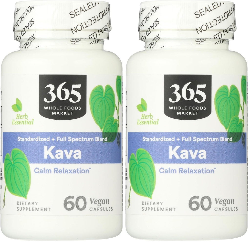 365 전체 식품 시장, Kava, 60 개 (팩 2)