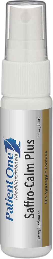 환자 1 Saffro-Calm Plus | 구강 스프레이 보충 지원 긍정적 인 계류 및 건강한 스트레스 응답 * | Saffron 및 Echinacea | 1 fl oz