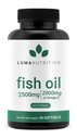 Luma 영양 오메가 3 물고기 기름 보충교재 - 여분 힘 2500mg - 2000mg EPA & DHA - 뇌와 심장 건강 - 60 Softgels