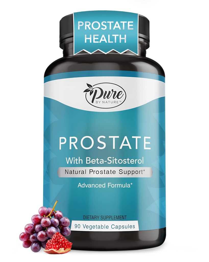 남자를 위한 성격 전립선 보충교재에 의하여 순수한, Urinary Tract 지원을 위한 아연을 가진 beta Sitosterol 전립선 건강 보충교재, Ease Frequent Urination & 개량한 잠, 글루텐 자유로운, 비 GMO 90 캡슐