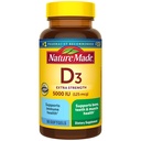 성격은 비타민 D3 5000 IU (125 mcg) Softgels, 뼈와 면역 건강 지원, 90 Softgels, 90 일 공급을 위한 여분 힘 비타민 D 보충교재를 만들었습니다