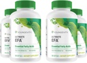Youngevity Ultimate EFA - 필수 지방산의 유기 원천 | 오메가 3, 6, & 9 | 붕대, Flax & Fish Oil | 180 개 (패키지 4)