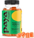히팅 히알루론 하이라이트 스킨케어 구미 | 브라더스 브라더스, 데우이, 퍼프 스킨 | Vegan Hyaluronic Acid & Vitamin C Supplement | Non-GMO, 젤라틴 프리, 오렌지 맛, 30일 공급