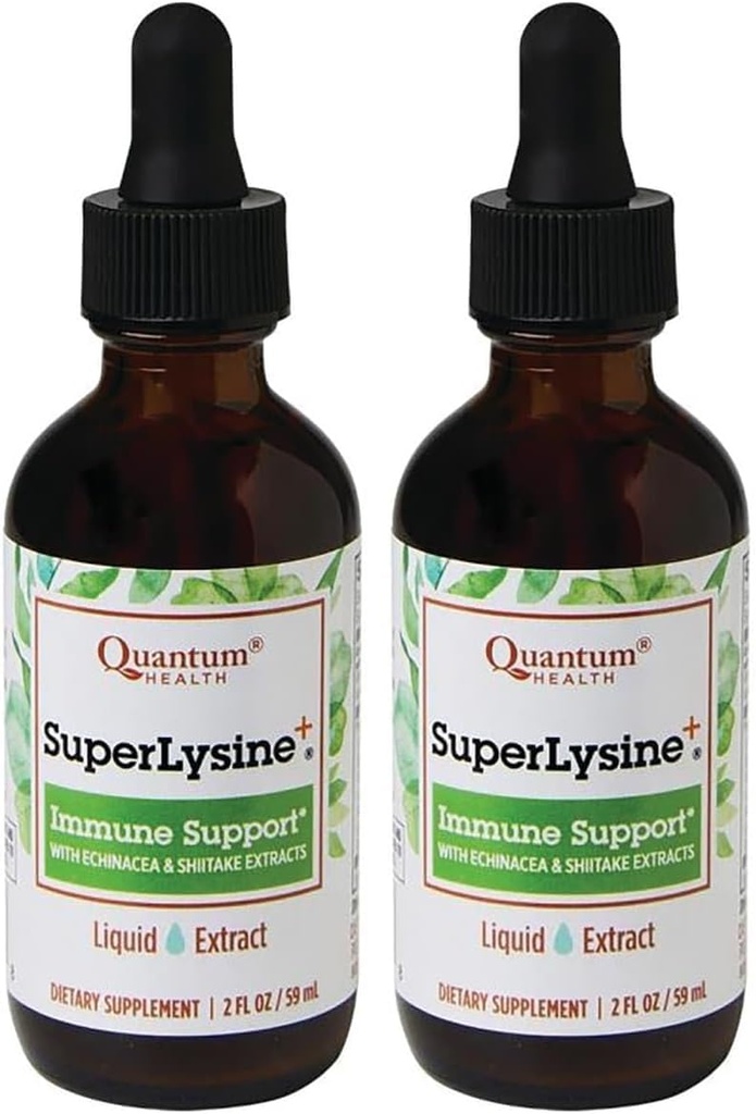 Quantum Super Lysine+ 액체 추출물 2개 fl oz (59 ml) 액체 (포장 2)
