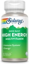 SOLARAY 여성과 남성을 위한 매일 고에너지 Multivitamin - 에너지 보충교재 - 면역 지원 w/Vitamin C, A, D 및 E, 비타민 B Complex, 추적 무기물, 60 일 보증, 30 봉사, 30 VegCaps
