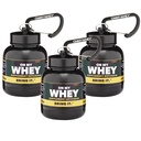 OnMyWhey - 단백질 분말 및 보충 깔때기 키 체인, 체육관, 운동, 피트니스 및 여행을위한 휴대용 이동 컨테이너 - TSA 승인, 고전적인 3-Pack