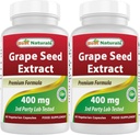 제일 자연적인 Grapeseed 추출물 400 mg 120 vcaps (120의 조사 2)의 포장)