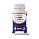 Vitamatic Slippery Elm Bark는 봉사 당 10000 mg 동등한 (에서 20:1 추출물 500 mg), Peppermint로 만드는, DGL, & Aloe Vera - 180 Veg 캡슐 및 집중된 20X 힘