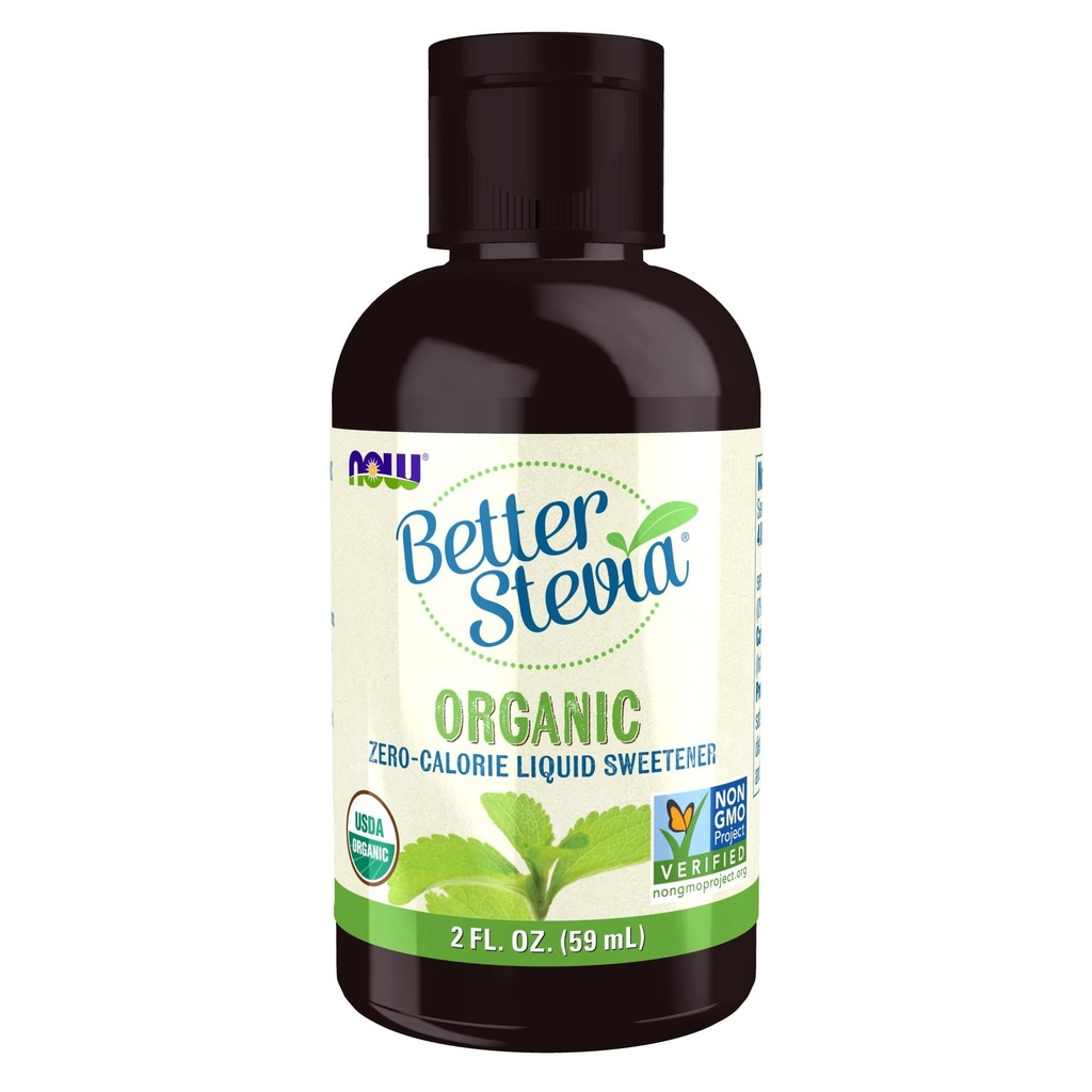 Now Foods, Certified Organic, Better Stevia, Liquid Sweetener, 2 fl oz (60 ml)