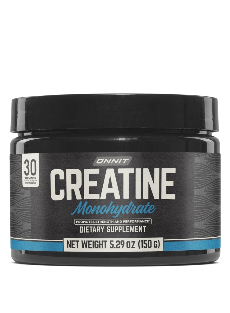 ONNIT 크레아틴 Monohydrate 분말, IGEN (TM) 근육 힘, 힘 및 Lean 질량을 위한 비 GMO에 의하여 시험되는 5g 우수한 크레아틴, 지원 뇌 건강, 뇌 세포질 에너지, 불기, 30의 서빙, 5.29 oz