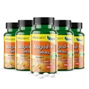 미국 Medic & Science Rapid-C 500mg 비타민 C 보충 500 정제 (5 팩 100 정제) 매일 면역 체계 지원, 산화 방지제 | Vegan, 비 GMO는 성인 남자 & 여자를 위한 아스코르브산을 입혔습니다