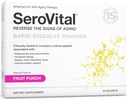 Serovital Rapid Dissolve Powder - 여성, 피부 혜택, 에너지 및 더 나은 수면을위한 노화 방지 보충 | 30 Day Supply - Fruit Punch