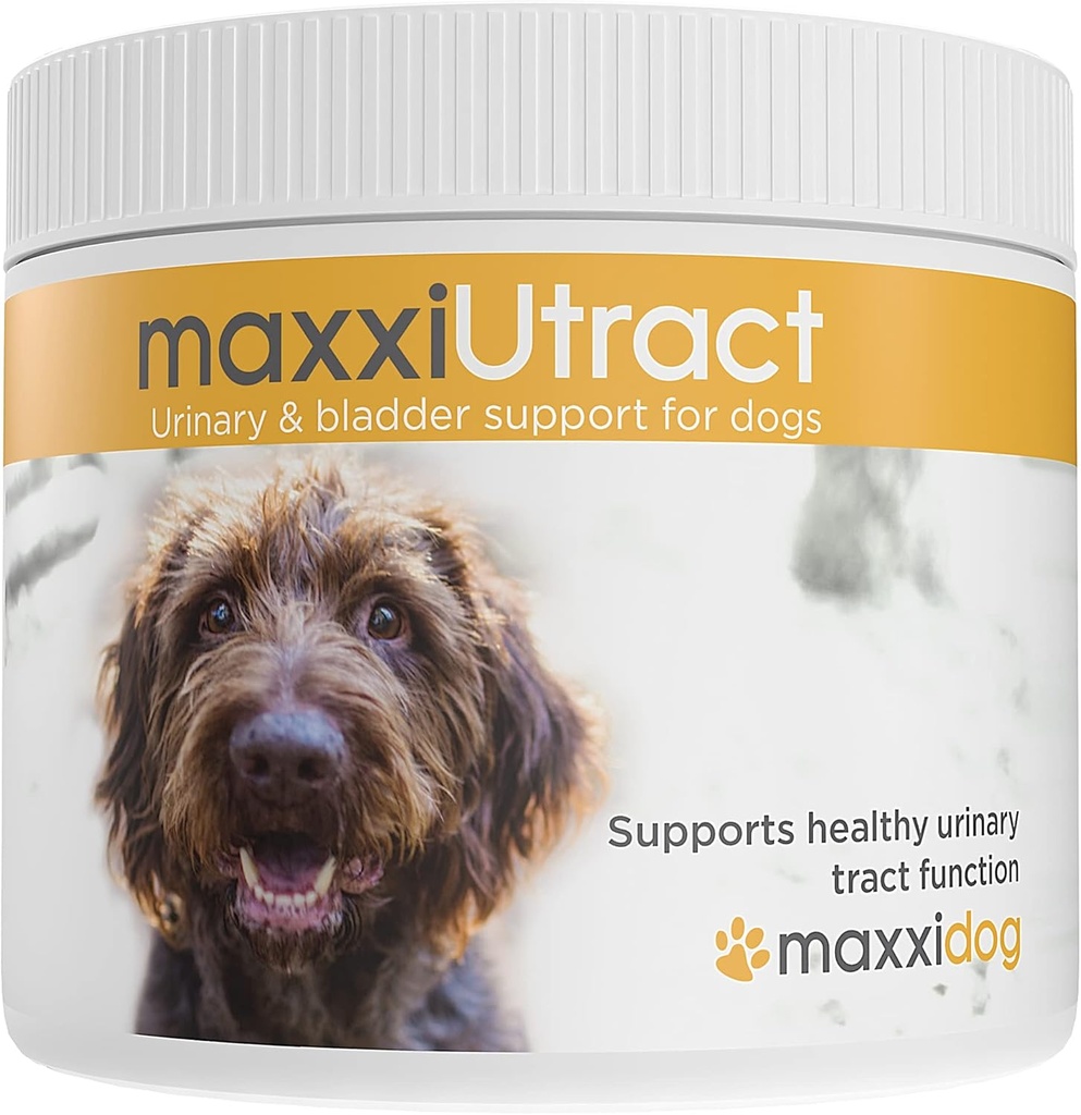 maxxipaws | maxxiUtract – 개를 위한 Urinary & Bladder 지원 | 크랜베리, D-Mannose, 호박, 코실크 & 실리카 | UTI Recurrence, 지원 Bladder Control & Kidney Health | 분말 5.3 oz