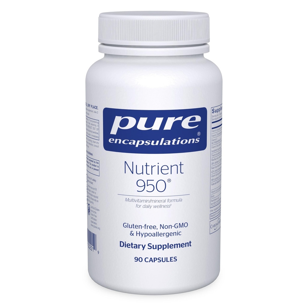 Pure Encapsulations Nutrient 950 | 생리기능과 건강한 라이프 스타일을 지원하는 Multivitamin Mineral Supplement* | 90 캡슐