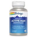 SOLARAY는 매일 활동적인 남자 Multivitamin - 세포 에너지와 면역 지원 보충교재 w/Vitamin D, 비타민 C, B12, B6, 아연, Lutein, 소화 효소, 전체적인 음식, 60 일 보증, 90의 서빙을 한 번 합니다