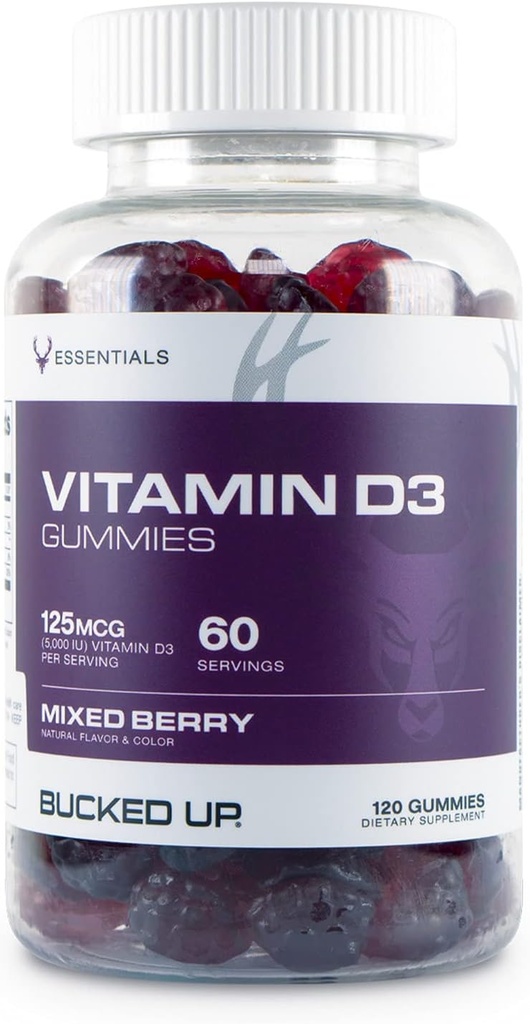 비타민 D3 125mcg, 120 Gummies - 필수