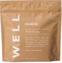 Rookie Wellness Well – 비타민 C 1000 mg, 비타민 E 14 mg, 자연 감귤류 맛의 Ginger와 Vegan 면역 지원 패킷 - 설탕과 필러 무료 (30 인분, 야생 오렌지)