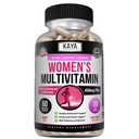 Kaya Naturals Women's Multivitamin, 전반적인 건강한 산화제, 그리고 면역 지원, 비타민 A, D, C, E, Biotin, Folic 산, & 다 Mineral, 에너지 & 대사 비타민 보충교재 60 조사