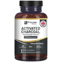활성화된 목탄 캡슐 - 200 고강도 Vegan 캡슐 - Prowise Healthcare로 영국에서 만든 서빙 당 2000mg
