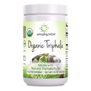 놀라운 인도 유기농 Triphala 16 Oz 분말 | 113 서빙 | 천연 허브 보충 | Non-GMO | 글루텐 프리
