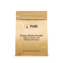 순수한 본래 성분 은행나무 Biloba 분말 (8개 oz) 항상 순수한, 충전물 또는 첨가물 없음, 확인되는 실험실