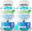 Glucosamine Chondroitin Gummies, MSM & Elderberry를 가진 여분 힘 합동 지원 보충교재, 성인, 남자 & 여자, 블루베리 풍미, 120 조사를 위한 합동 지원 보충교재