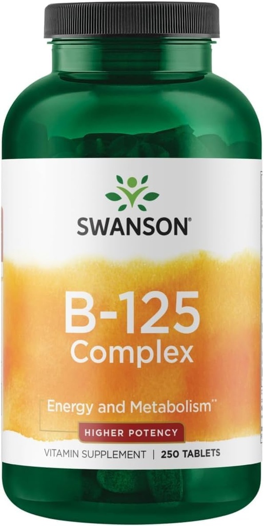 Swanson 비타민 B-125 복합 250 탭
