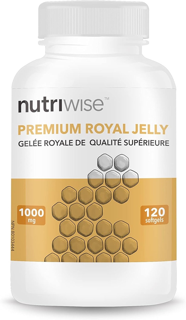 Nutriwise 프리미엄 로얄 젤리 1000mg 120 softgels