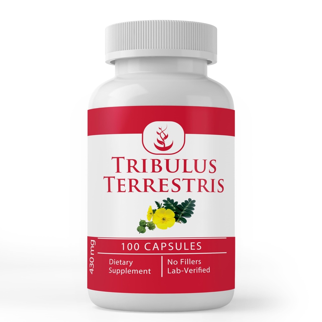 PURE ORIGINAL INGREDIENTS Tribulus Terrestris (100 캡슐) 항상 순수, 첨가제 또는 필러 없음, 실험실 검증