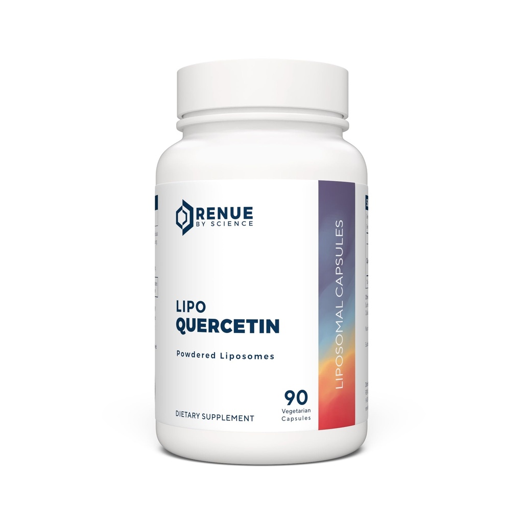 Renue By Science Quercetin | 고 강도 Liposomal Quercetin 보조제 | 90 Quercitin 캡슐 - 150mg Quercetin per 서빙 | Non-GMO | 미국 및 제 3 자 테스트